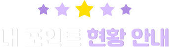 내 포인트 현황 안내