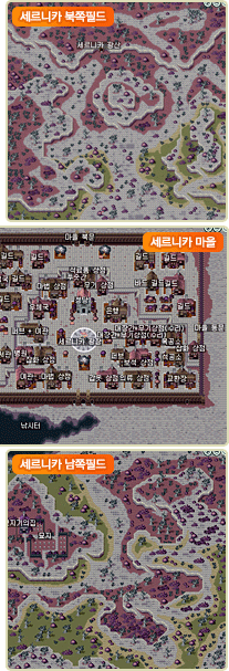 세르니카 북쪽필드, 세르니카 마을, 세르니카 남쪽 필드