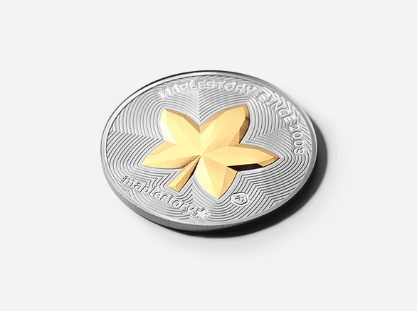 메이플스토리 20주년 기념 은메달