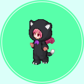 고양이 잠옷(블랙)